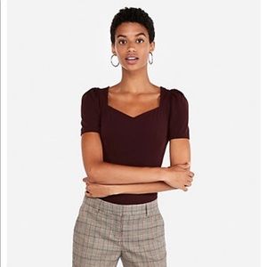 NWOT EXPRESS Sweetheart neck top
